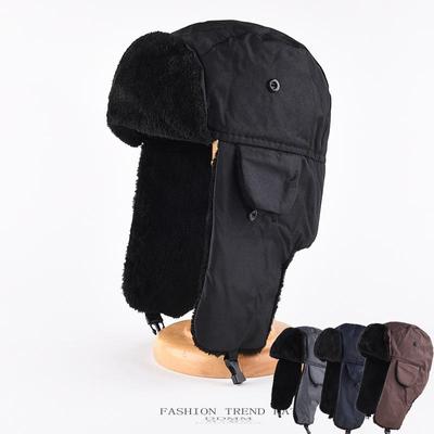 Unisex Winter Lei Feng Hat: Warm, Waterproof, Velvet-Lined, Ear-Protective for Outdoor Skiing