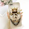 For Realme C2 Case Cover Luxury A-Z Letters Fashion Crown 2D Painted Silicone Casing For Realme RMX1941 RMX1945 RMX1943