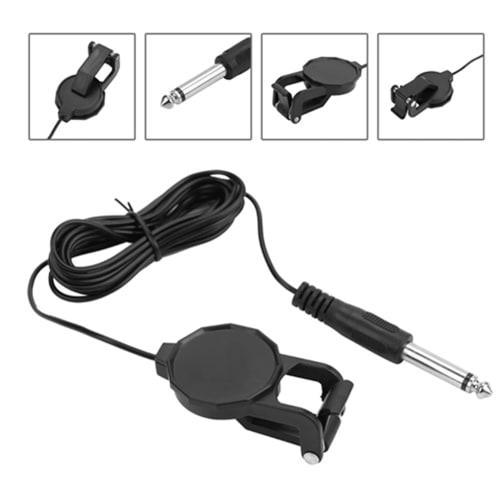 Ongwan Violin Pickup, Piezo Pickup, Clip-on Piezo Pickup, Instrument Microphone, Guitar Pickup, Easy Installation and Removal, for Guitar, Folk Guitar