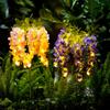 2X Solcelle Hagelys Kunstige Wisteria Blomster Solcellelys Utendørs Hagebelysning, LED Hage Solcellelys For Gårdsplass/Terrasse/Landskap/Gangvei