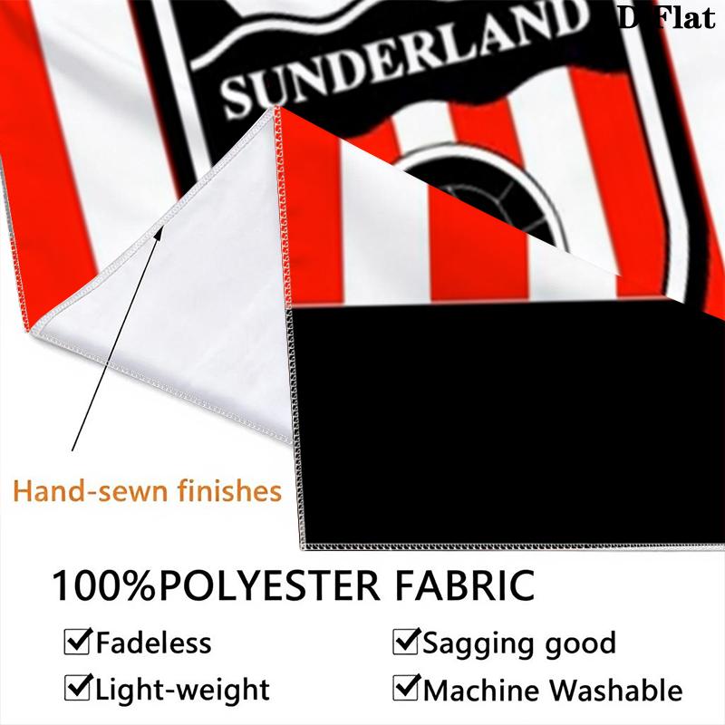 Sunderland Wall Tapestry Aesthetic Wall Hanging Printed Fabric Blanket Decorative Tapestries for Bedroom Living Room Home Decor
