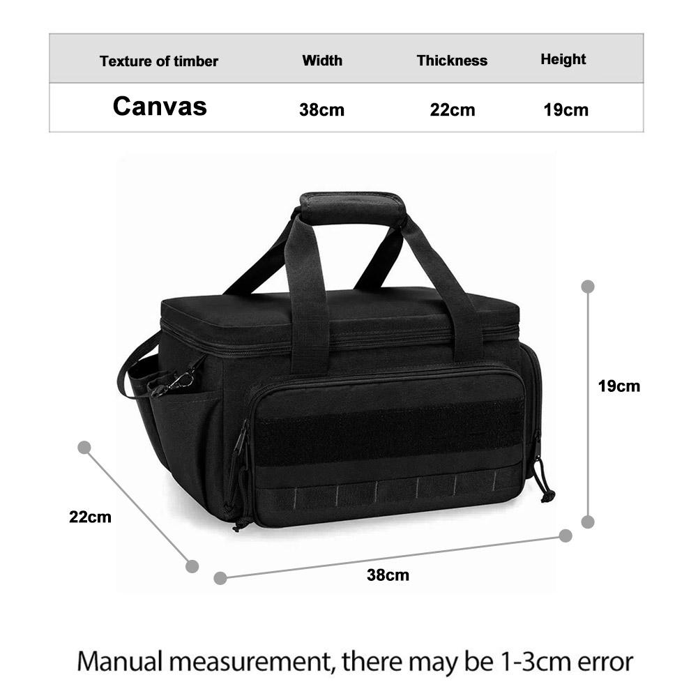 High-end Comfortable Handle Tool Storage Bag Thick Padded Base Easy Carrying Tool Case Black Color Water Resistant Tool Bag