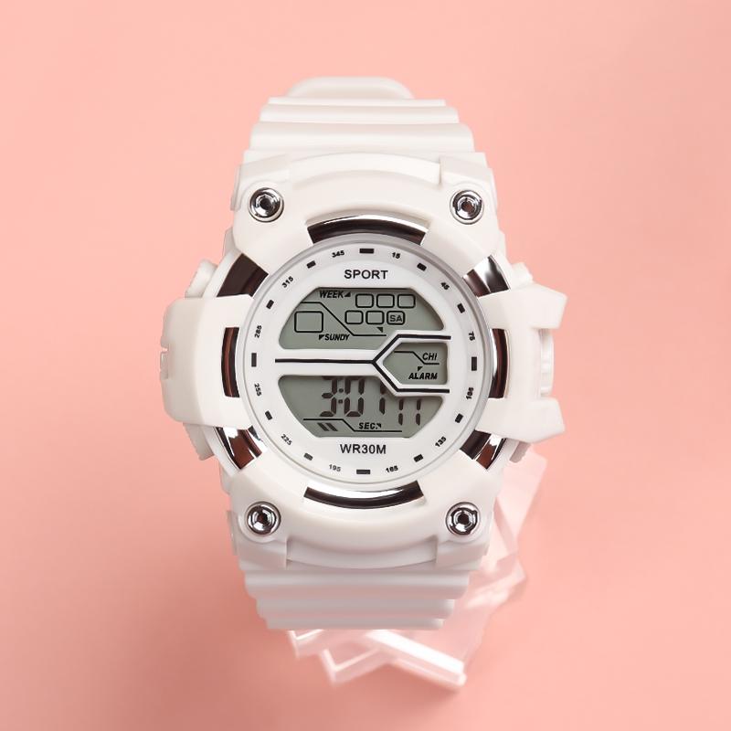 

Модные спортивные часы для детей Многофункциональный будильник Часы для студентов Электронные наручные часы