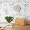 Bamboo Wallpaper Modern Geometric Contact Paper Black Stripes Detachable Self-adhesive Wallpaper Wall Covering Home Decoration