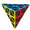 Pyramid Speed Cube Triangle Carbon Fiber Speed Cube Twisty Puzzle Toy for Kids  Intelligence