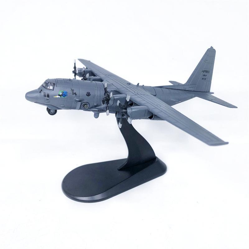 1: 200 Ac-130h Luftgestütztes Kanonenboot Angriffsflugzeug Militär-Enthusiasten Sammlerstücke Heimdekoration Ornamente Geburtstagsgeschenke