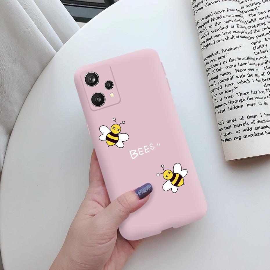 For Realme 9 2022 Case Cute Cat Cartoon Painted Soft Silicon Phone Back Cover For Realme 9 4G Cases Fundas RMX3521 Realme9 Coque
