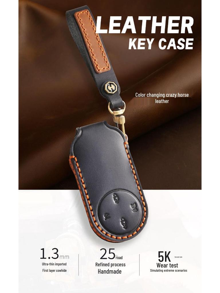 AITO M9 Full Leather Key Cover for Ultra Version & Huawei Max, M7 Extended Range, M5