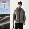 Anta Men's Water-Repellent Fleece-Lined Hooded Jacket
