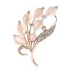 High-Grade Alloy Rhinestone Opal Bouquet Brooch Elegant Temperament Women'S Clothing Brooch Jewelry Pin