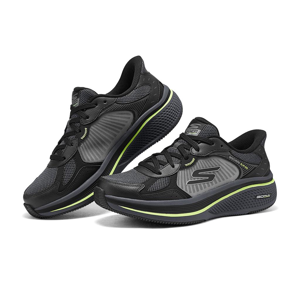 Skechers Mens Go Lightweight Cushioning Supportive Breathable Casual Running Shoes Men sneaker Black 220854-BKLM