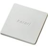 Anesti Porous Ceramic Coaster, Approx. 8.5cm X 8.5cm, White, Karari, Square, Absorbent, Quick-Drying, HO2206