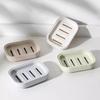 Double-Layer Square Japanese Soap Box With Lid Plastic Drain Soap Box Household Bathroom Soap Box