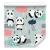 Pandas In the Clouds Wallpaper for Living Room and Bedroom 50x1000