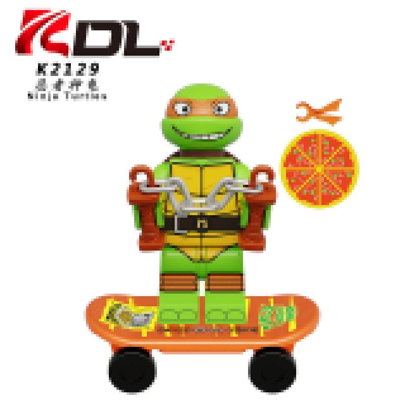KDL817 Teenage Mutant Ninja Turtles Minifigure Building Blocks Kit Bagged