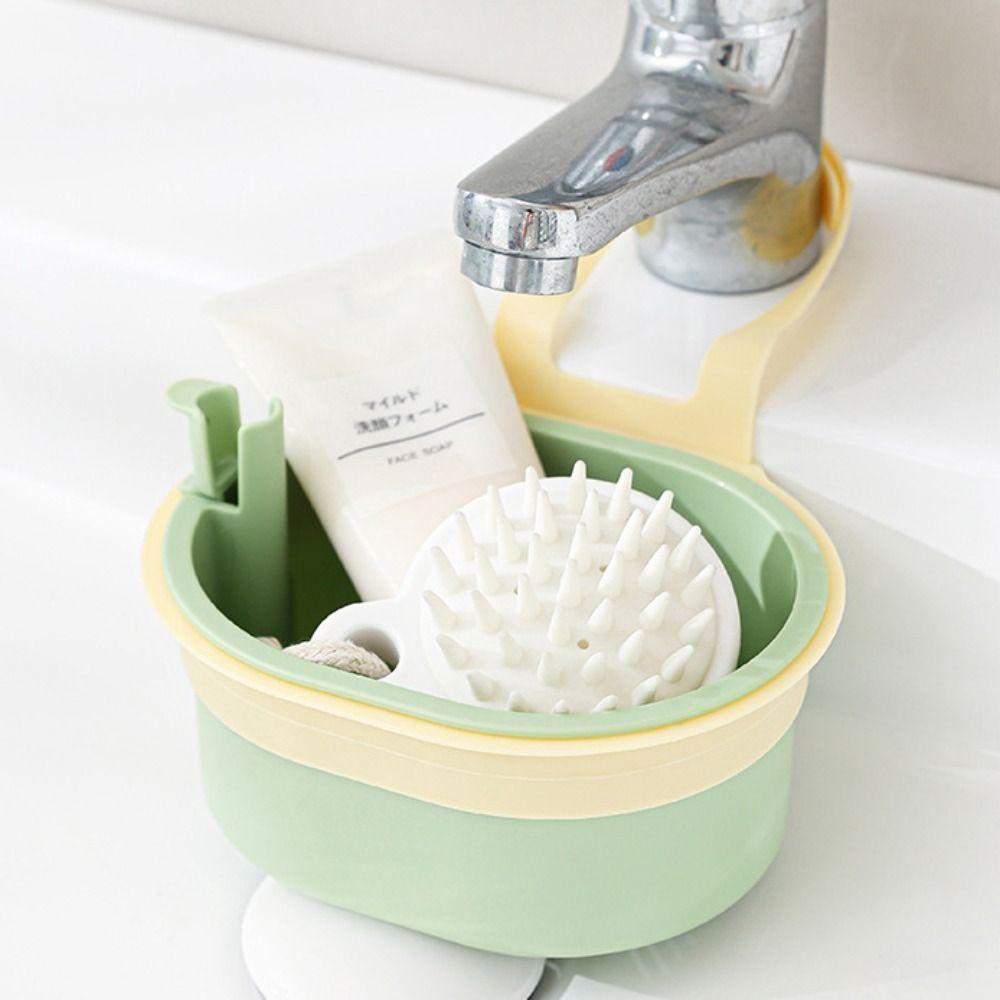 Openable Bottom Kitchen Sink Filter Strainer Separate Sink Storage Rack Sink Hanging Drain Basket