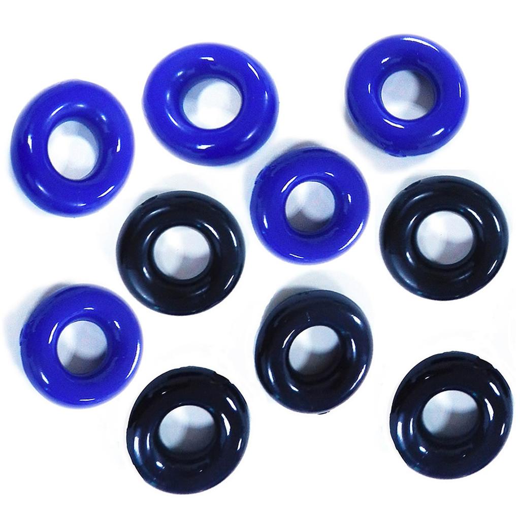 10 STÜCKE Donuts Penisringe TPE Silikon Haltbarer Penisring Erwachsene Männer Ejakulation Verzögerung Penisvergrößerung Sexspielzeug für männliches Geschlecht