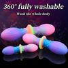 Liquid Silicone Glowing Anal Plug Dilator Adult Sexual Wellness Toy