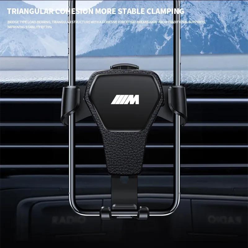 Gravity Car Phone Holder Air Vent Mount Cell Phone Holder For BMW M M3 M5 M6 X3 E46 E90 F30 G20 E36 E34 X6 G20 Accessory