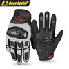 Ones Again Summer Motorcycle Riding Gloves Carbon Fiber Impact Protection Goat Leather Breathable Racing Style Protective Gear