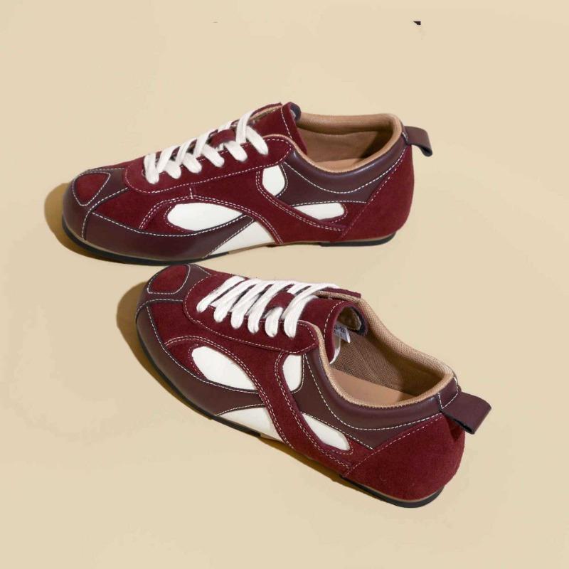 

Autumn new retro flat bottom women s niche versatile sports and leisure shoes women 40