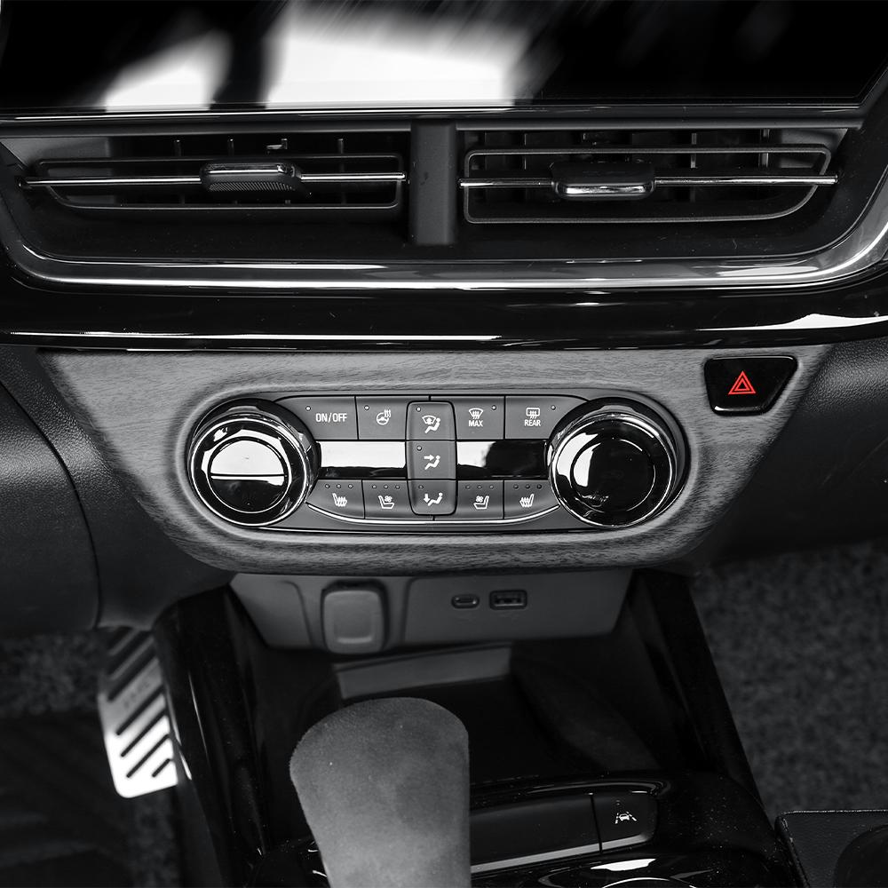 For Chevrolet Chevy Trax 20242025 LHD ABS Car Air Conditioning Control Panel Cover Trim Air Vent Trim Strip Interior Accessories