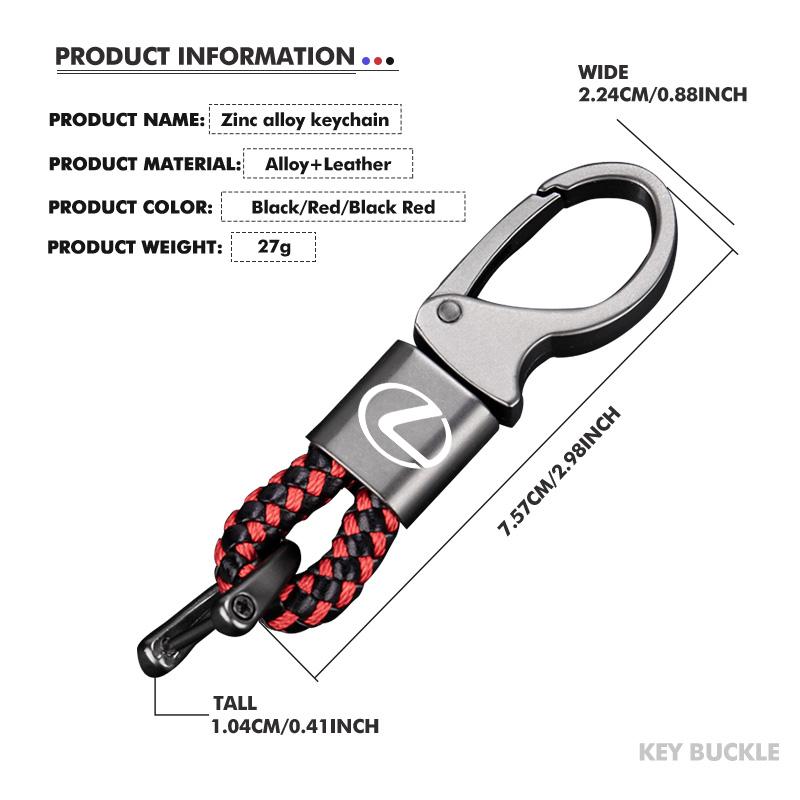 For Lexus Luxury Men Women Metal Key Chain Fashion Keychain Key Ring Holder RX350 IS250 CT200h ES250 ES300h NX300h IS200 GS300 JU5