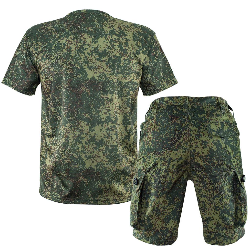 Aeslech Pantaloncini Mimetici Donna - Cargo Militari Con 6 Tasche, Casual Estivi Per Outdoor, Taglia 38 IT