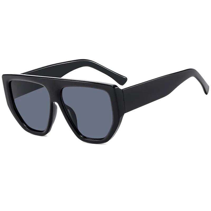  Retro Oversized Sunglasses Men Fashion Brand Designer Black Gradient Shades UV400 Women Trending Sun Glasses