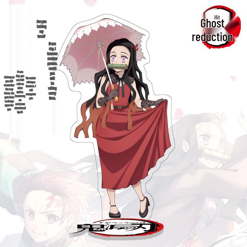 Demon Slayer 40-1 Duży Akrylowy Standee: Kolekcjonerska figurka Tanjiro i Nezuko