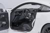 AUTOart Scale Ford Mustang Shelby GT500 with Black Finished Product 73095 1/18 (White Stripes)