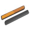 2 Pcs Plastic Motorcycle Brake Stop Signal Marker Light Reflectors Accessory Yellow