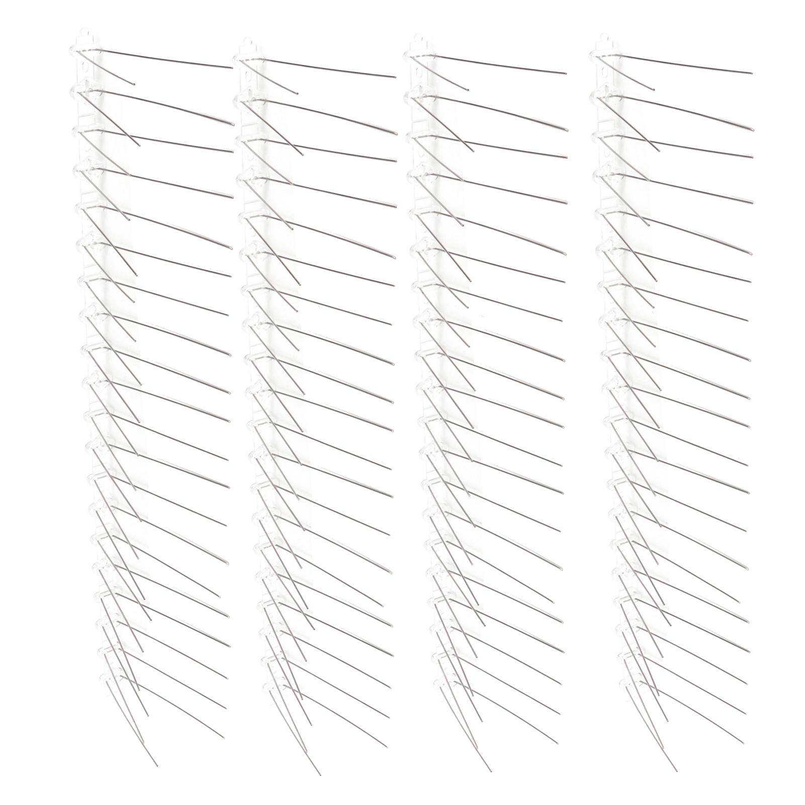 

6Pcs Anti Bird Spike Stainless Steel Outdoor Birds Pigeons Repellent Tool Fence Wall Accessory