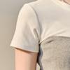 Maxza BusTier Layered Color Block ShorT Sleeve T shirT Zf05qk001na