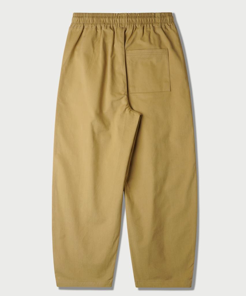 JEMUT Cotton Peach Wide Elastic Waist Pants Beige Mmlp2673