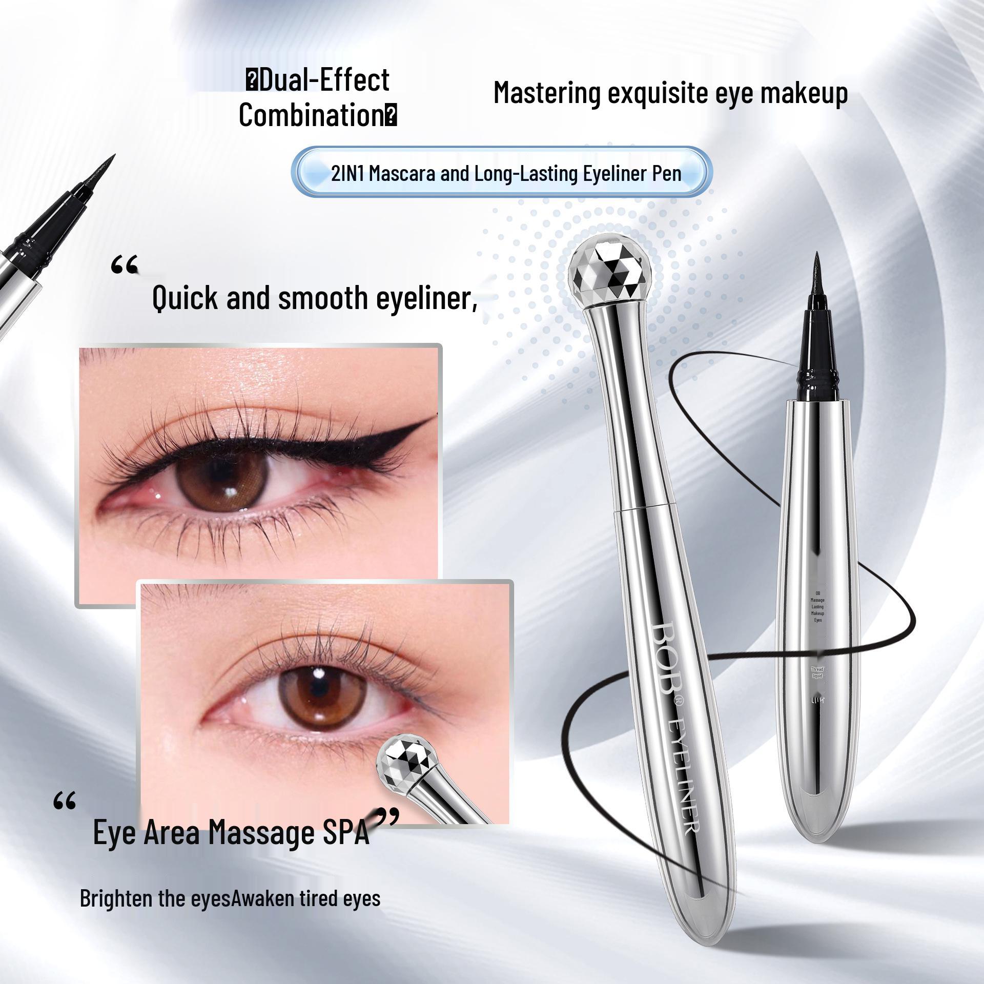 BOB Long-lasting Waterproof Eyeliner Pen for Women: Sweat-proof, Smudge-proof, and Beginner-friendly.