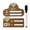 Wifi-skylt för gäster Trä-Wi-Fi-tavla för gäster Restaurang-Wi-Fi-tavla för handskrift Konto & Lösenord