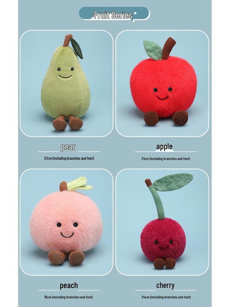 JC Fun UK Tomato Plush Toy: Creative Comfort Doll for Children