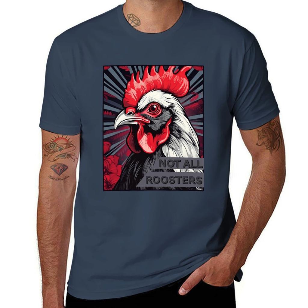 All Roosters Not TShirt High Elasticity Sports Tee Shirt