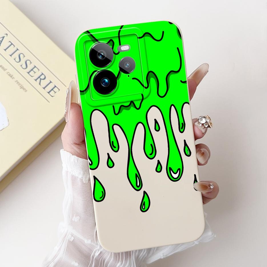 For Realme GT7 Pro 5G Case RMX5010 Cute Fashion Cartoon Cover Soft TPU Phone Case For Realme GT 7 GT7 T GT7T 5G Back Cover Coque