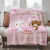 Cartoon S-Sugarbunnies Cute Rabbit Blanket Design Lightweight  For Dorms, Naps, Living Room, Office,Sofa,All-Season