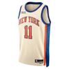 NBA Swingman Jalen Brunson New York Knicks 2025-26 City Edition 11 Color Block Crew Neck Sleeveless Quick-Dry Basketball Jersey HM5989-123