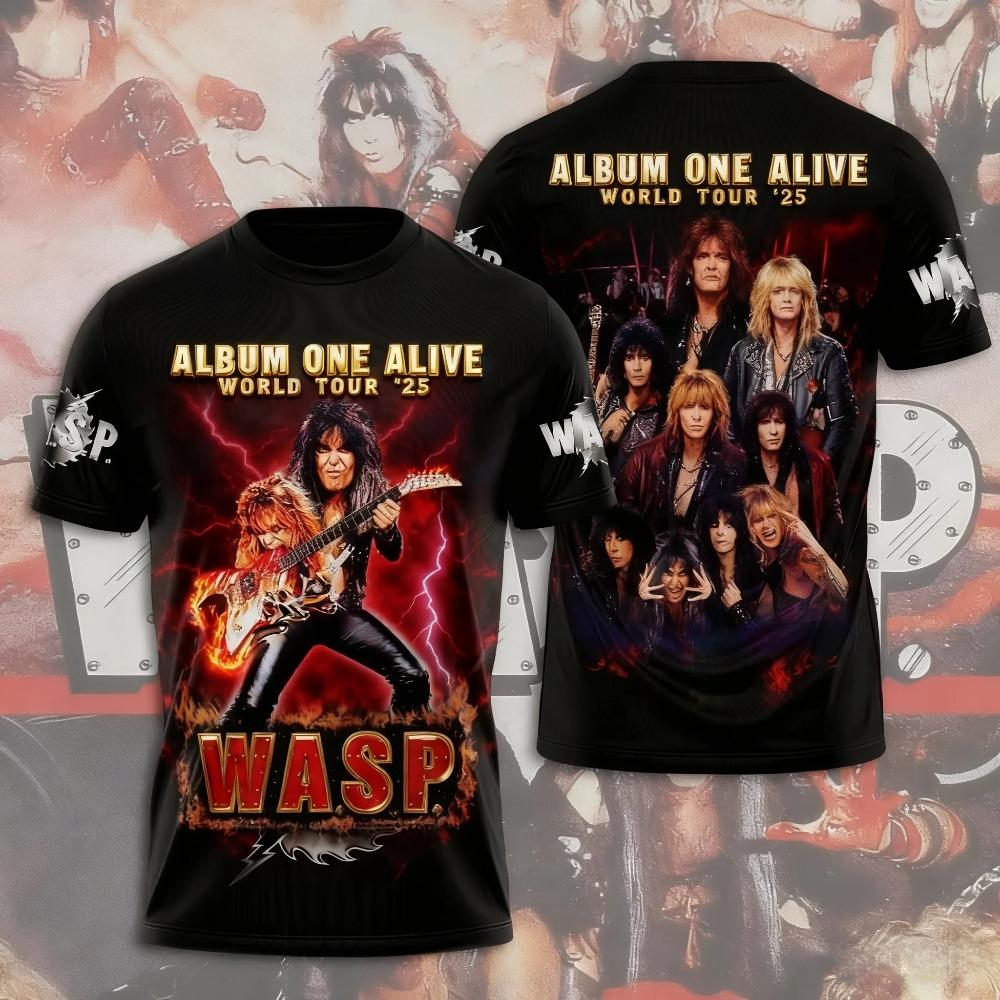 Hot Anime W.A.S.P Jersey Cosplay T-shirts 3D Print Kid Cartoon Tee Summer Men Women Harajuku Short Sleeve Y2k Tops