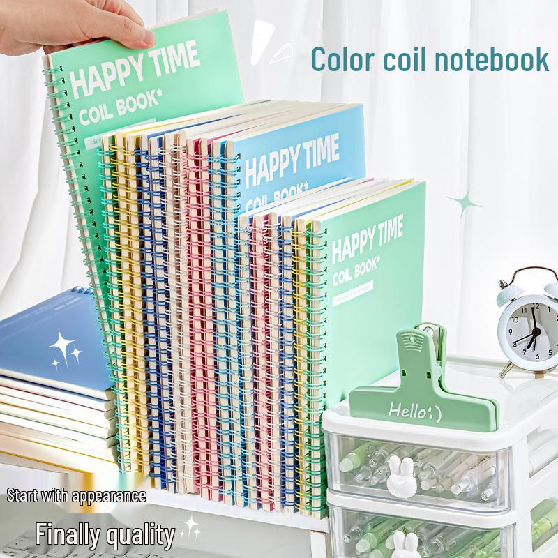 Coil-Bound B5 Notebook: Simple, High-Value for College & Junior High Students