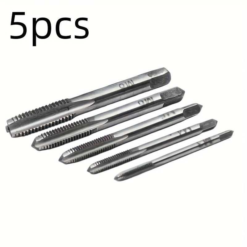 

5pcs Heavy Duty Die & Tap Tool Set with Chrome Wrench - 1/2 , 3/4 , 1 Thread Cutting Dies for Metalworking, Gear Repair & DIY