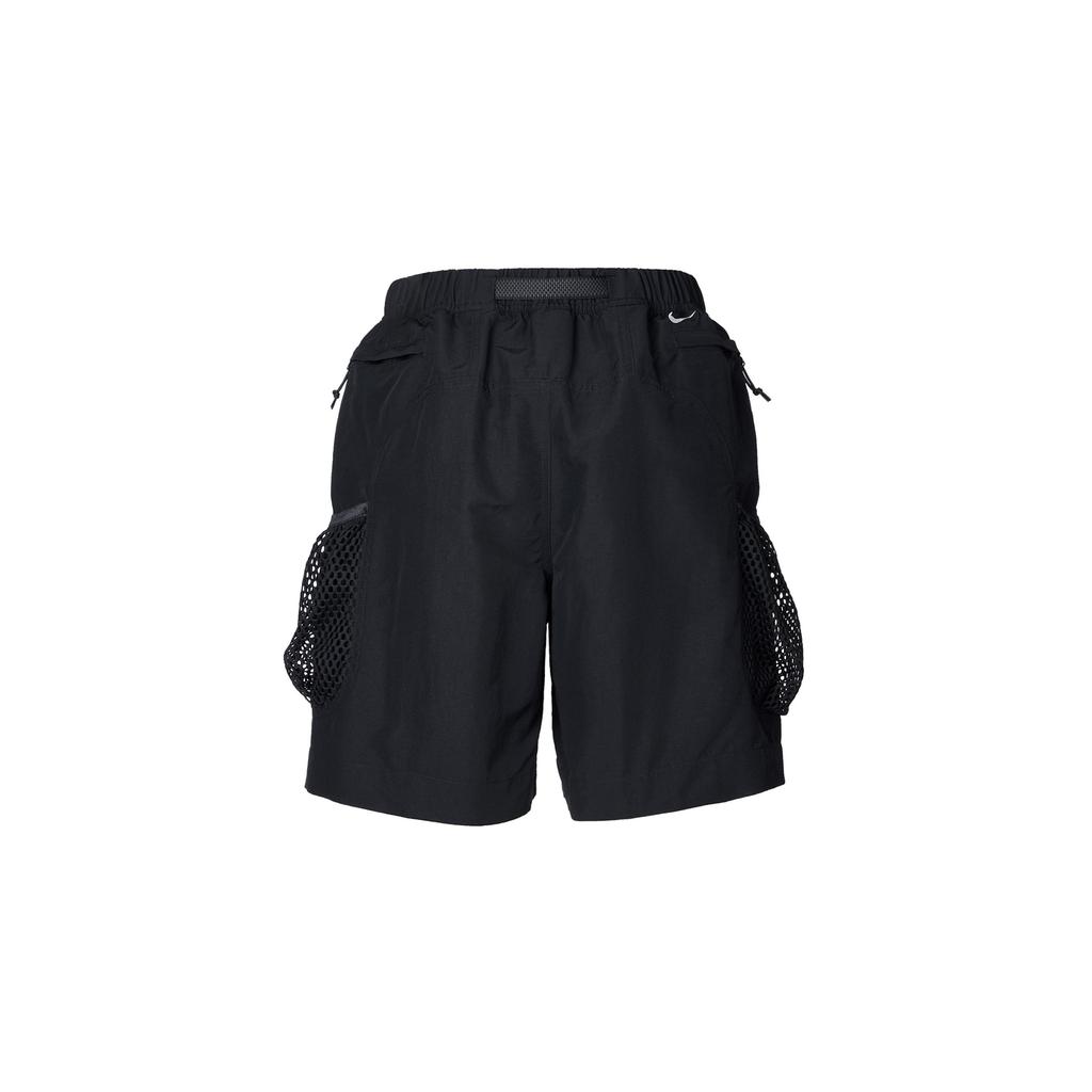 Nike ACG Snowgrass Solid Color Logo Pocket Drawstring Shorts Men Bottoms Black DV9405-010