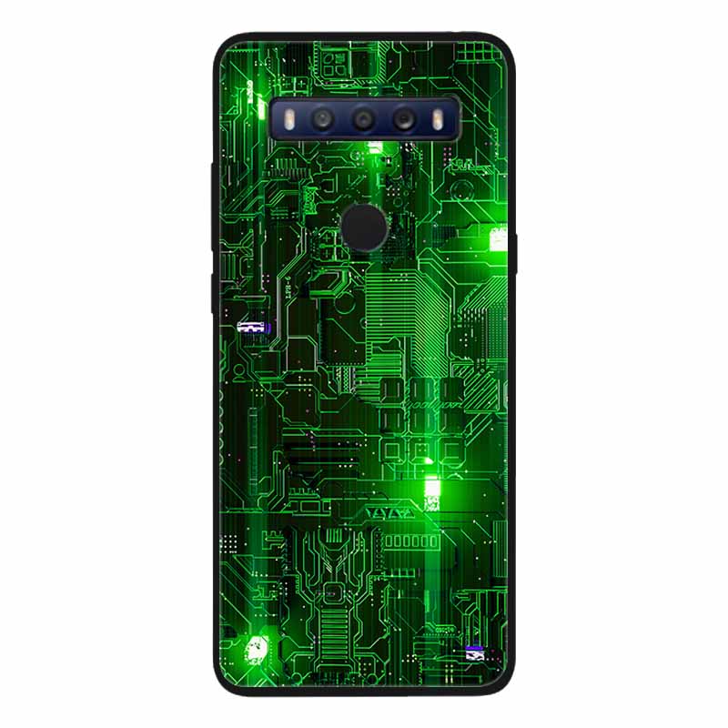 Para TCL 10 SE Funda Suave de Silicona Fresca y Moderna Para TCL 10SE T766U T766H Tapa Trasera TCL10SE TPU Protectora para Teléfono Fundas