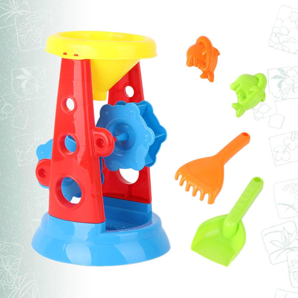 

5 шт. игрушки ведро с песком, игрушки для детей, песочница с животными, игровые часы на берегу моря