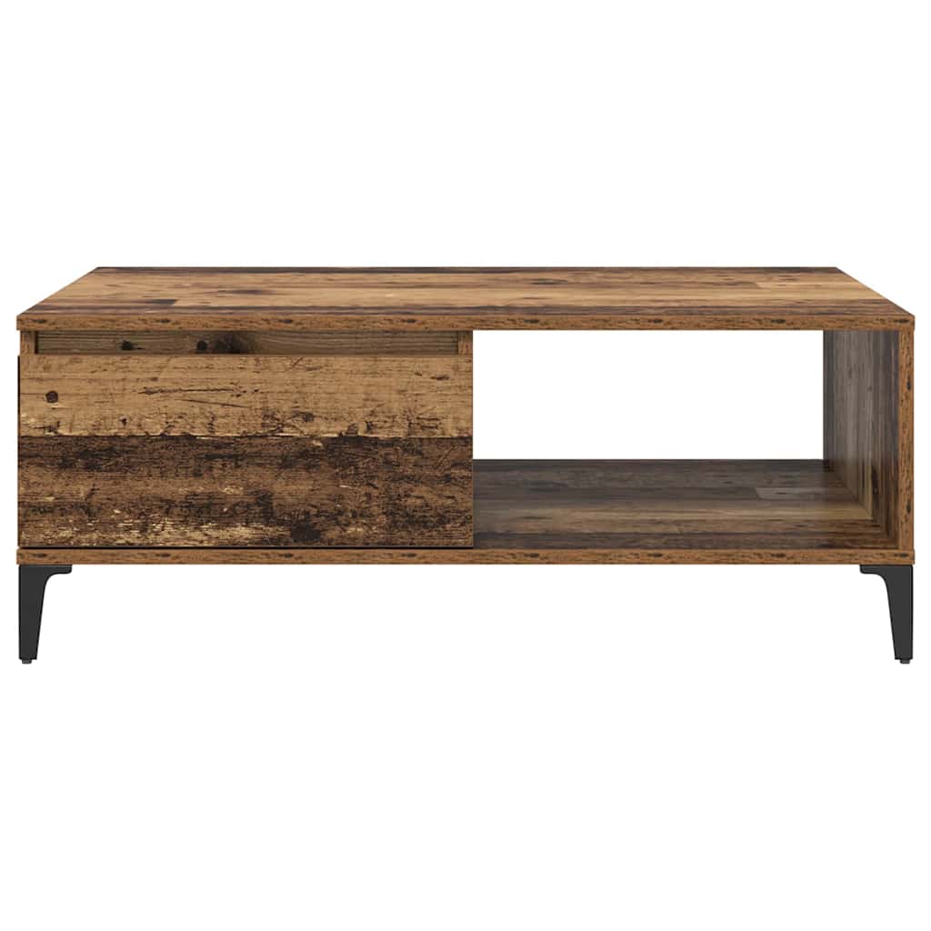 Coffee Table Reclaimed Wood 90 x 60 x 35 cm Engineered Wood