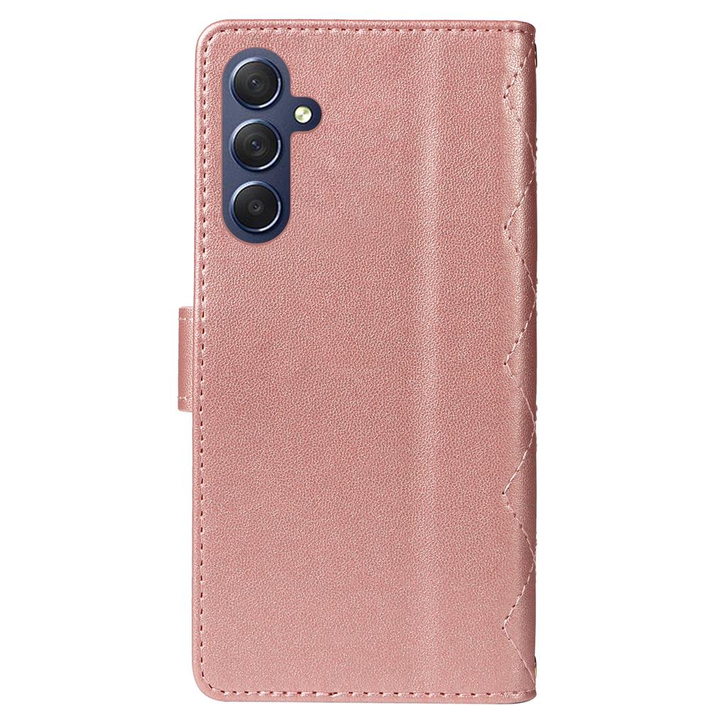 For Samsung Galaxy A05s 4G Case Wallet Rhombus Leather Phone Cover with Shoulder Strap,Wrist Strap